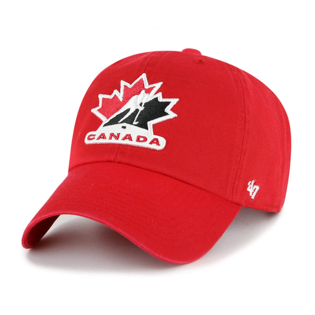 '47 Brand Men's IIHF Team Canada Clean-Up Hat Red