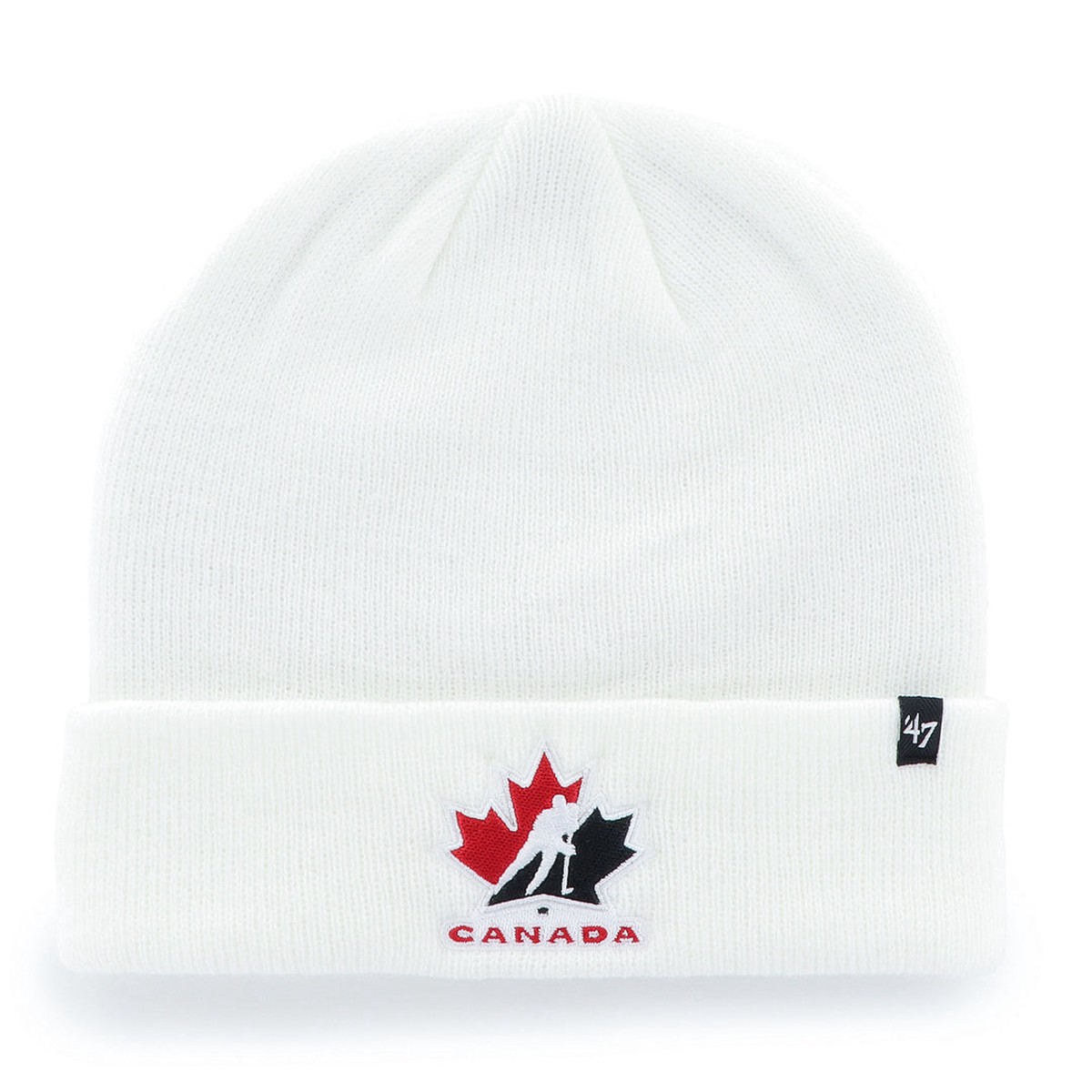 '47 Brand Men's IIHF Team Canada Cuffed Toque White