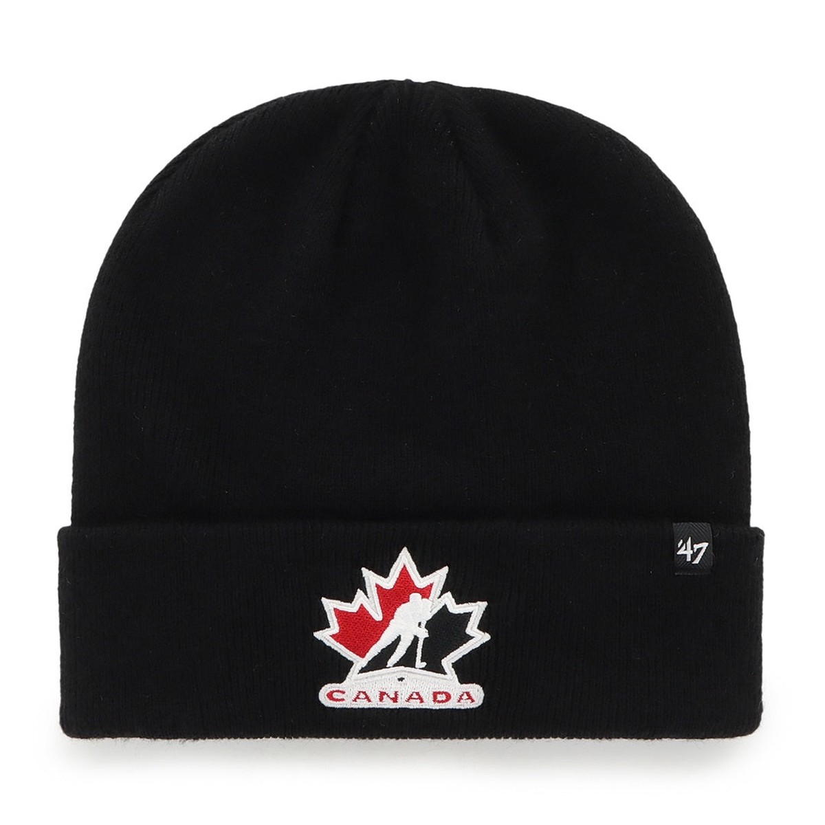 '47 Brand Men's IIHF Team Canada Cuffed Toque Black