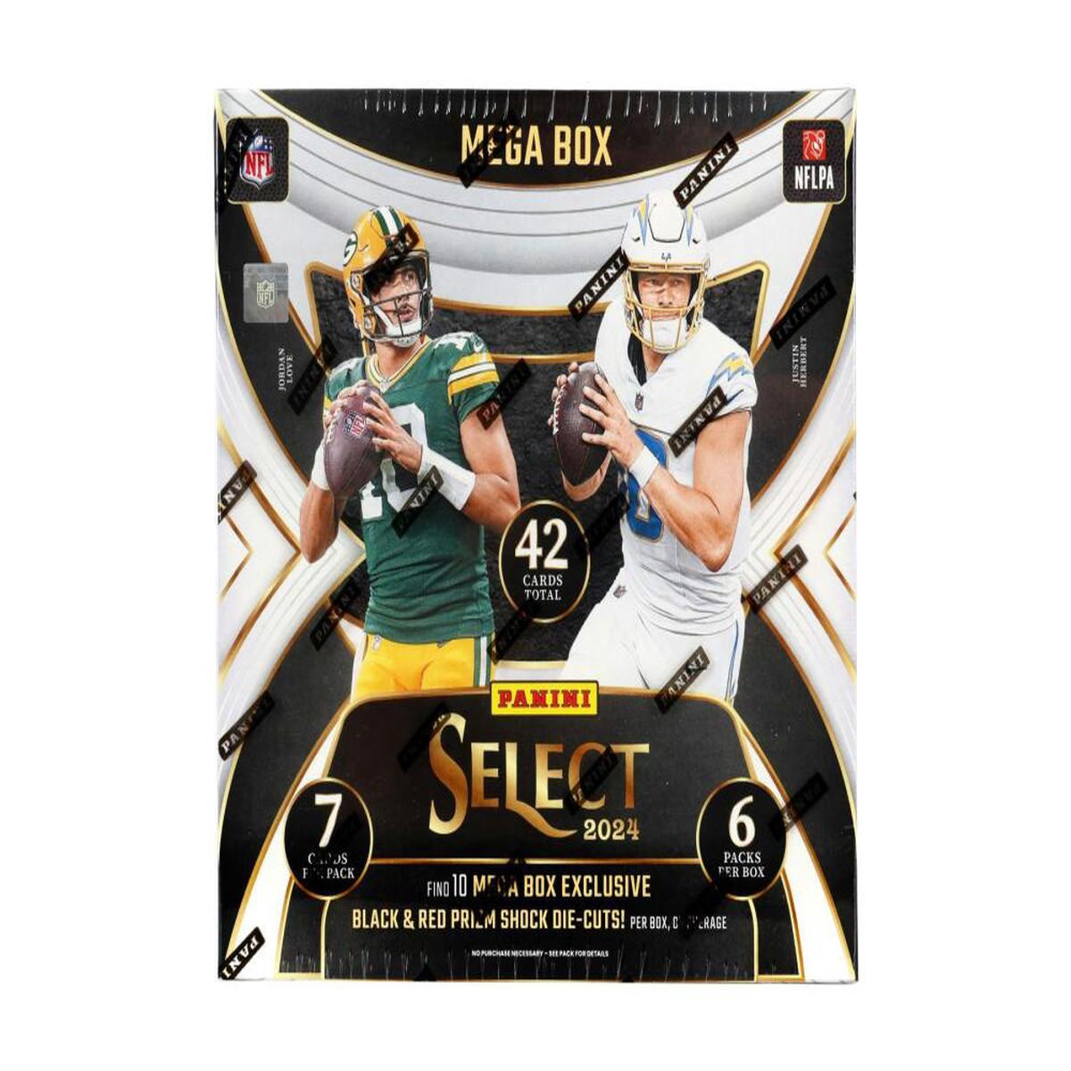 2024 Panini Select Football Mega Box BLACK RED PRIZMS