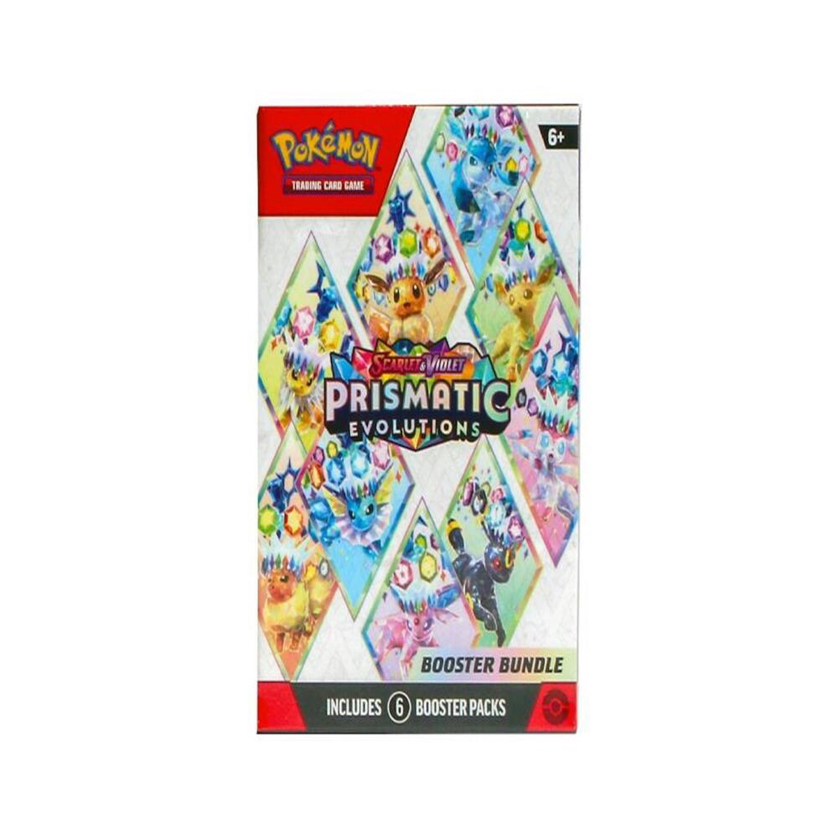 2026 Pokemon Scarlet & Violet: Prismatic Evolutions 6-Pack Booster Bundle Box