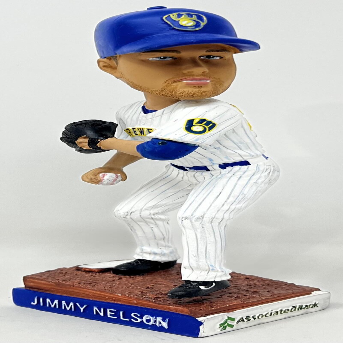 Jimmy Nelson Milwaukee Brewers Baseball Bobblehead SGA